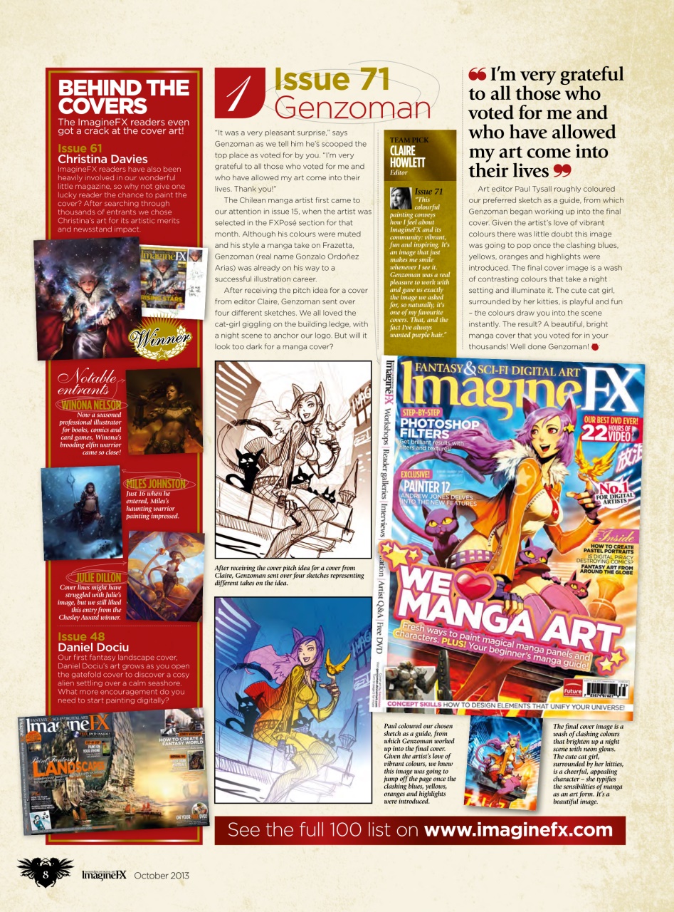ImagineFX Preview Pages