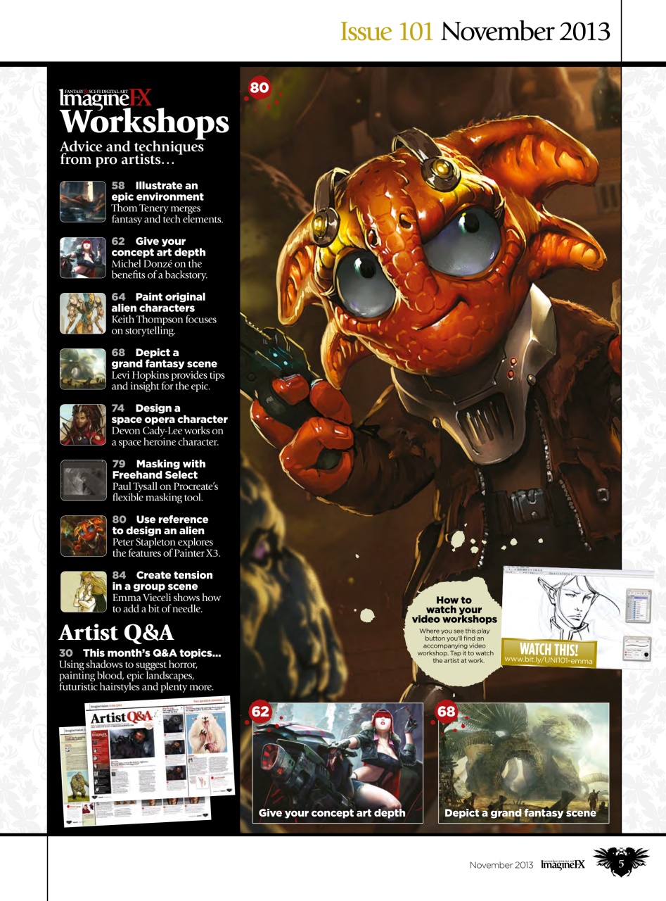 ImagineFX Preview Pages