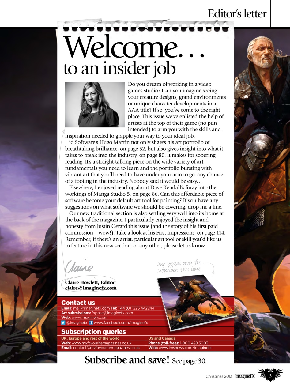 ImagineFX Preview Pages