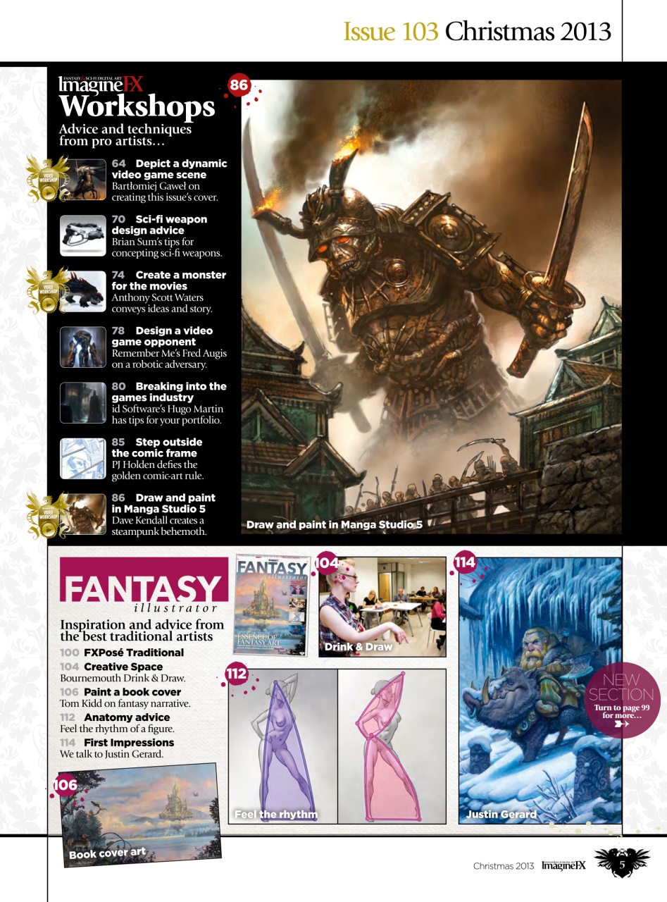 ImagineFX Preview Pages