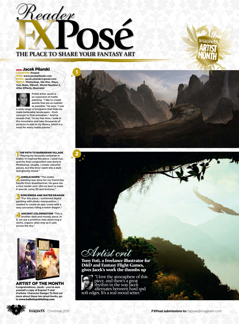 ImagineFX Preview Pages