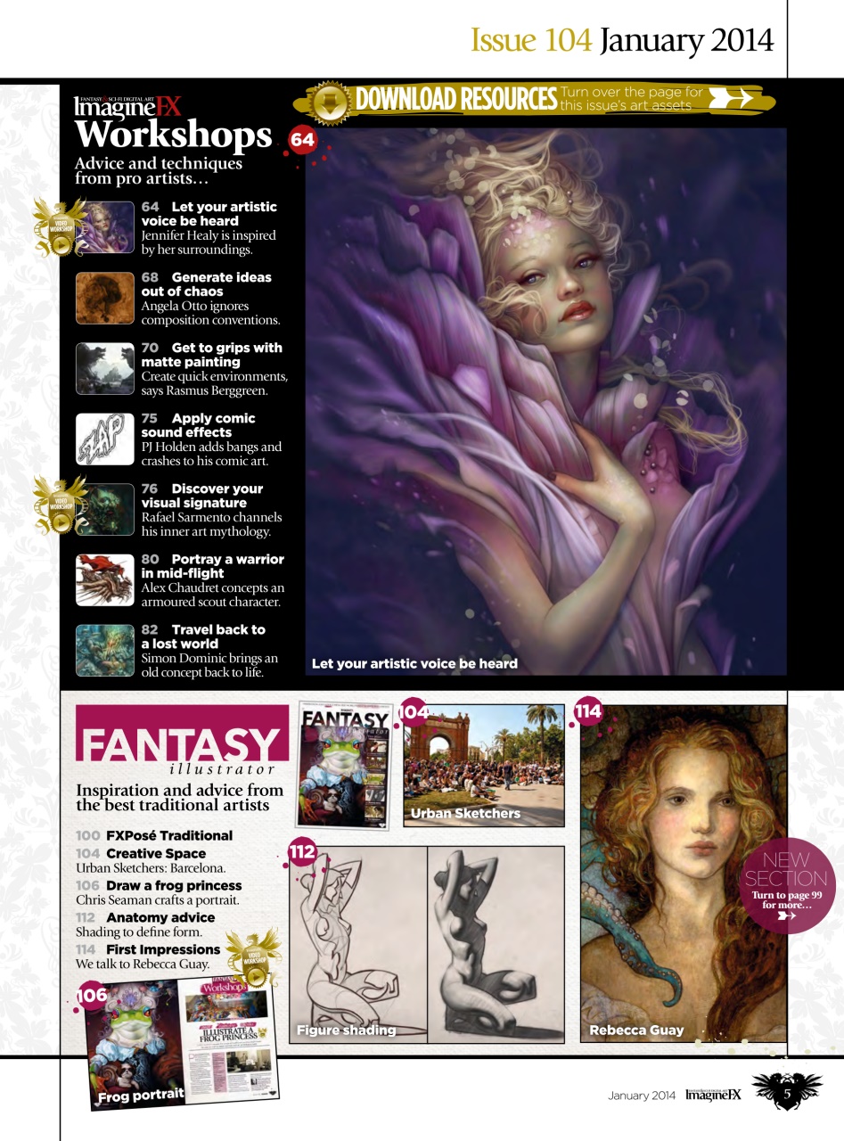 ImagineFX Preview Pages
