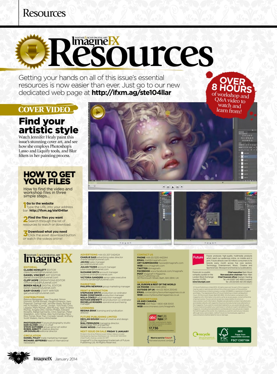 ImagineFX Preview Pages