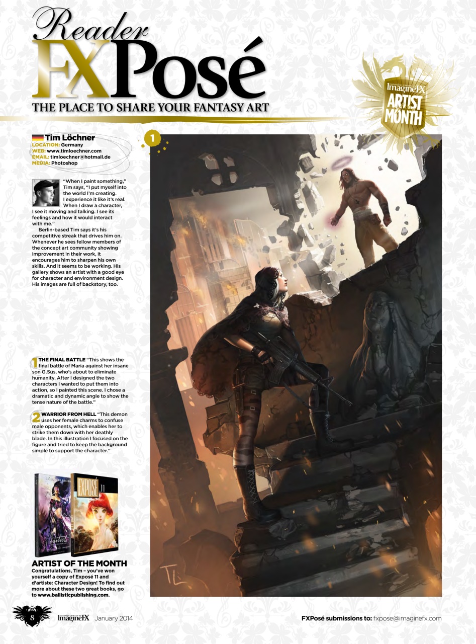 ImagineFX Preview Pages