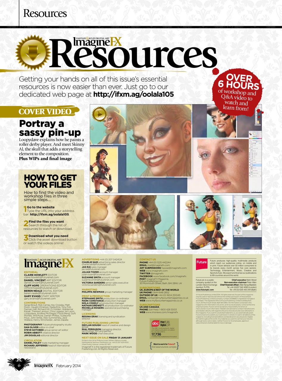 ImagineFX Preview Pages