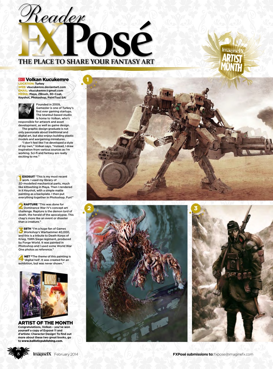 ImagineFX Preview Pages