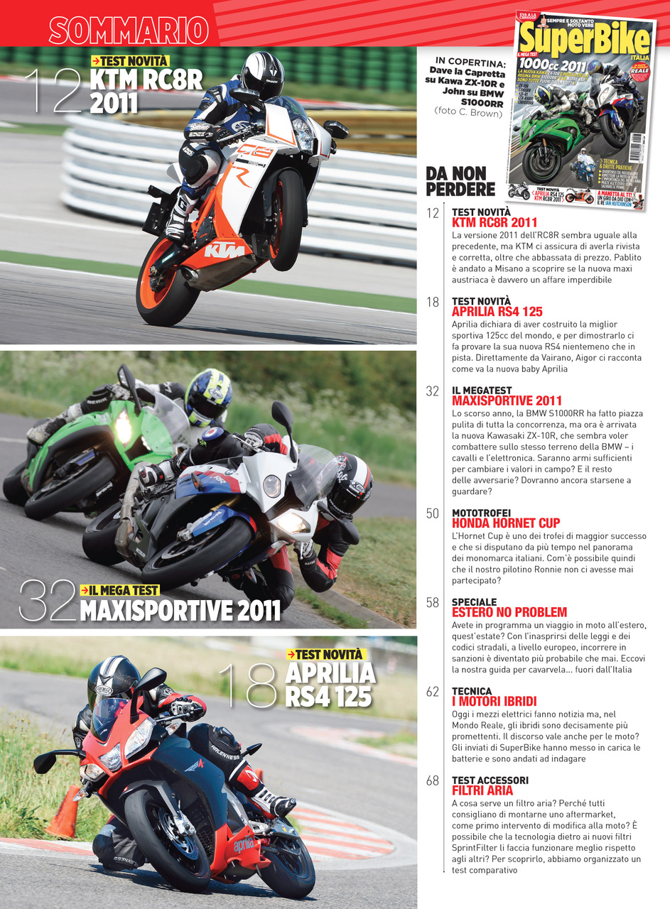 Superbike Italia Preview Pages