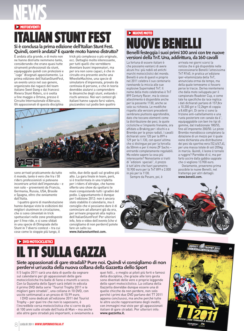 Superbike Italia Preview Pages