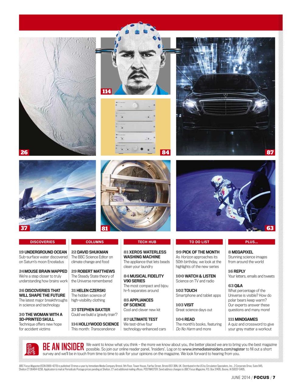 BBC Science Focus Magazine Preview Pages