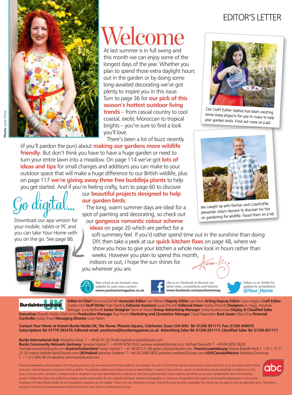 Your Home Magazine Preview Pages
