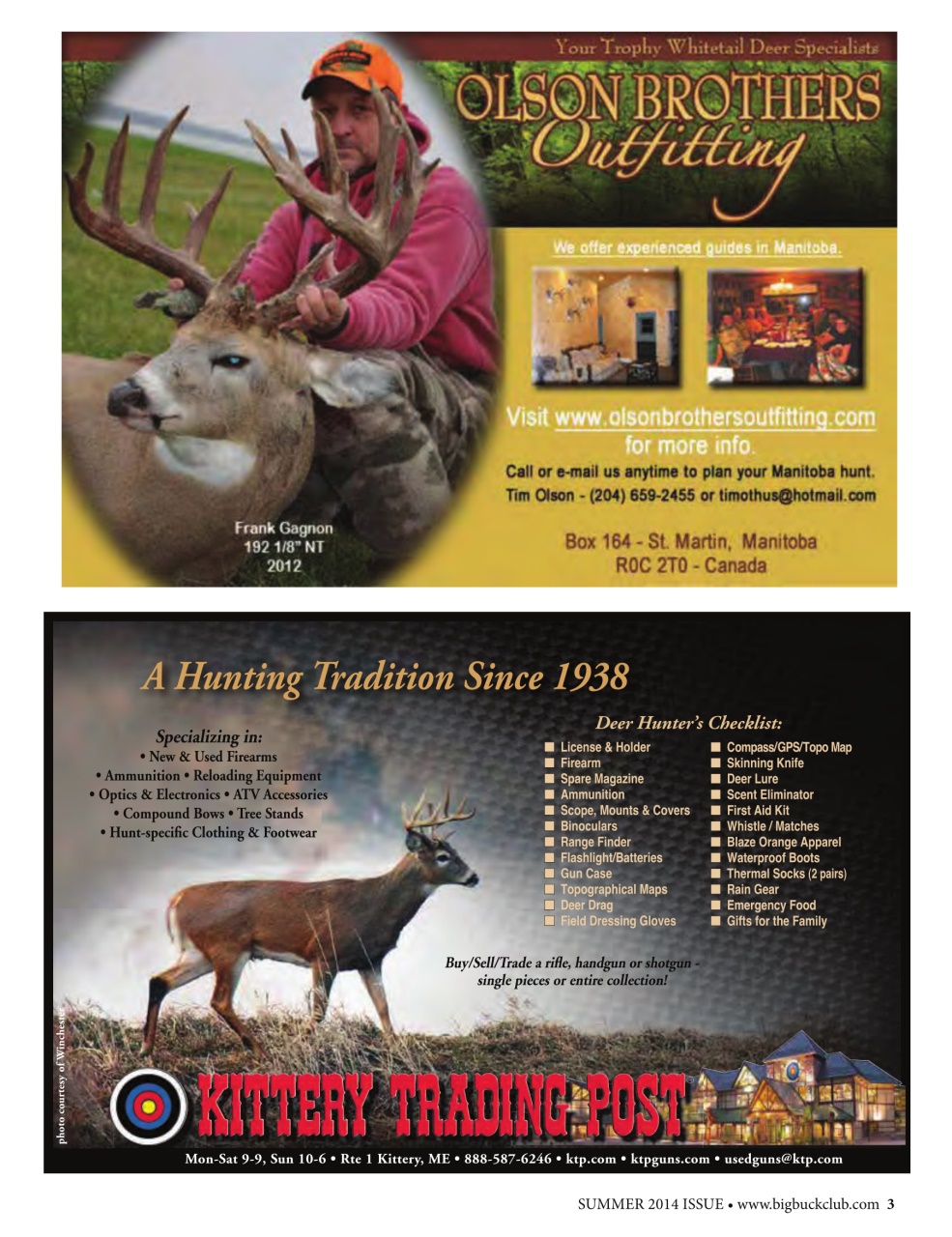 Northeast Big Bucks Preview Pages
