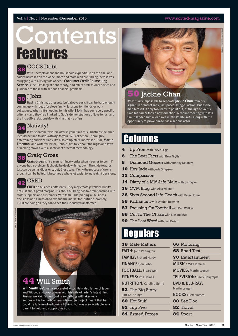 Sorted Magazine – The men's mag with morals Preview Pages