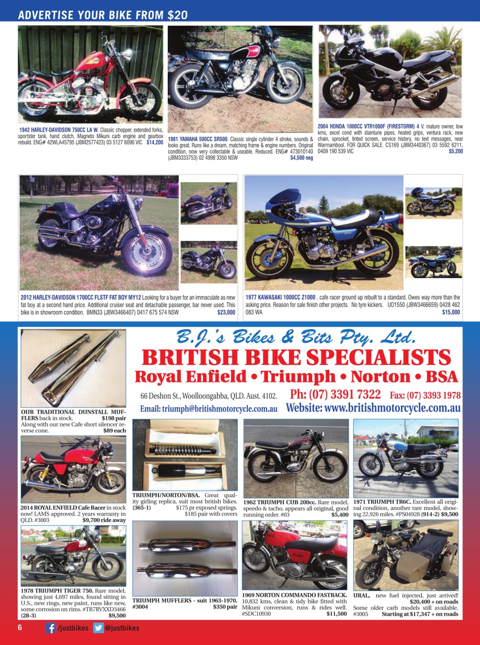 JUST BIKES Preview Pages