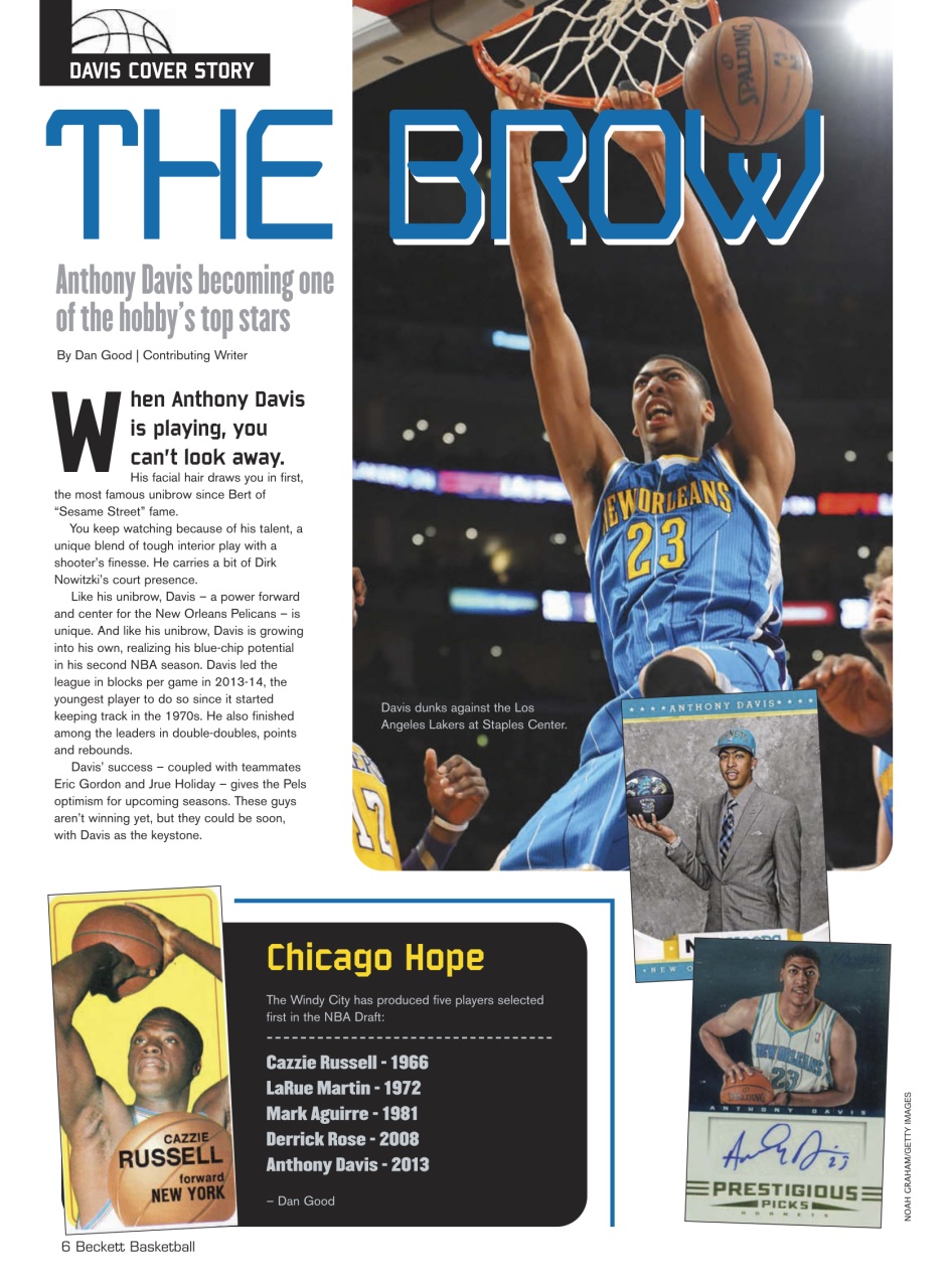 Beckett Basketball Magazine Preview Pages