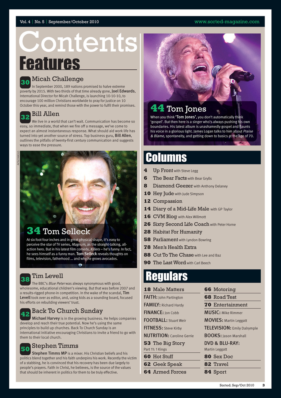 Sorted Magazine – The men's mag with morals Preview Pages