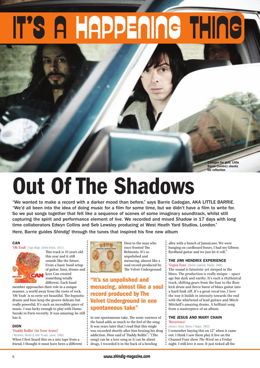 Shindig! Preview Pages