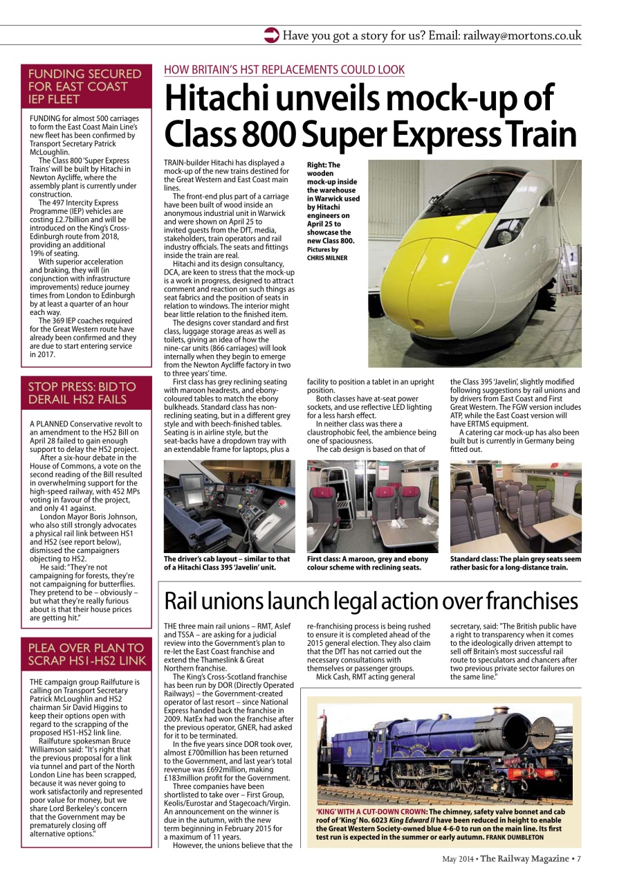 Railway Magazine Preview Pages