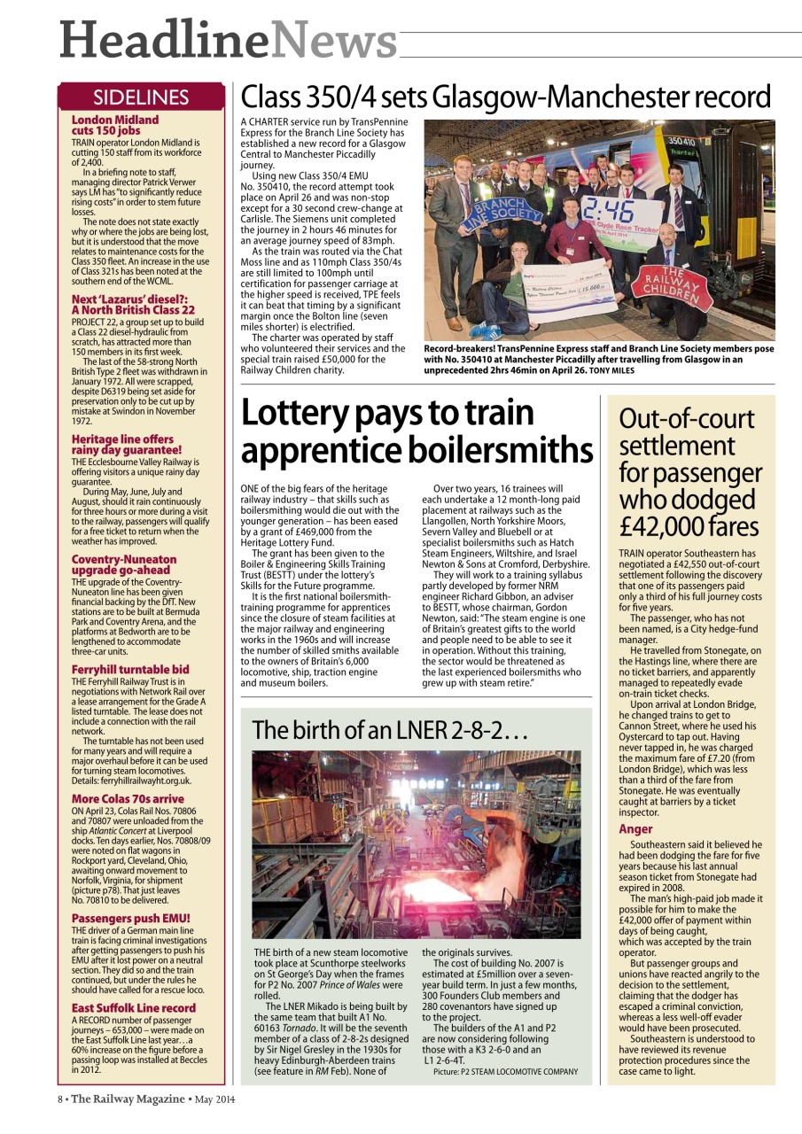 Railway Magazine Preview Pages