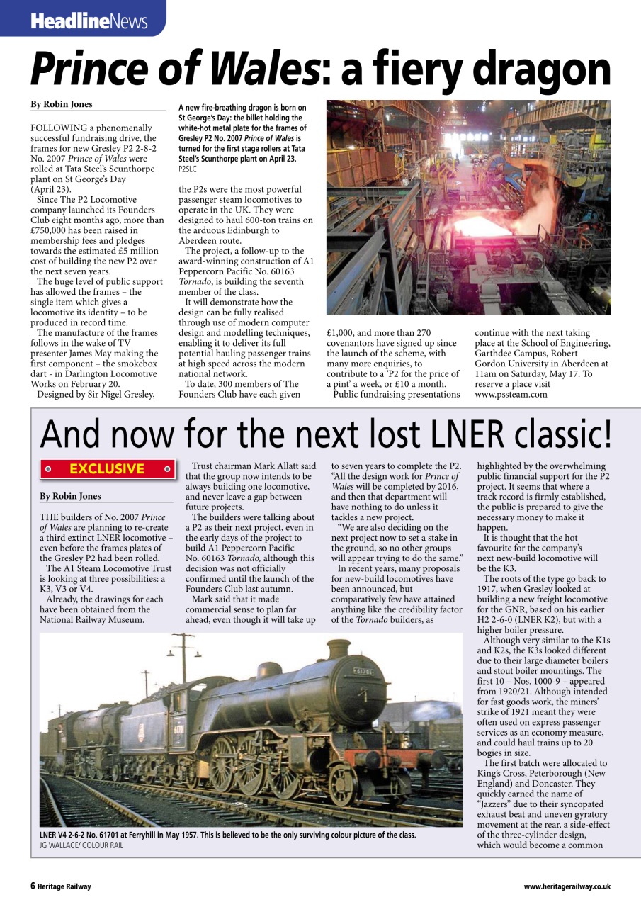 Heritage Railway Preview Pages