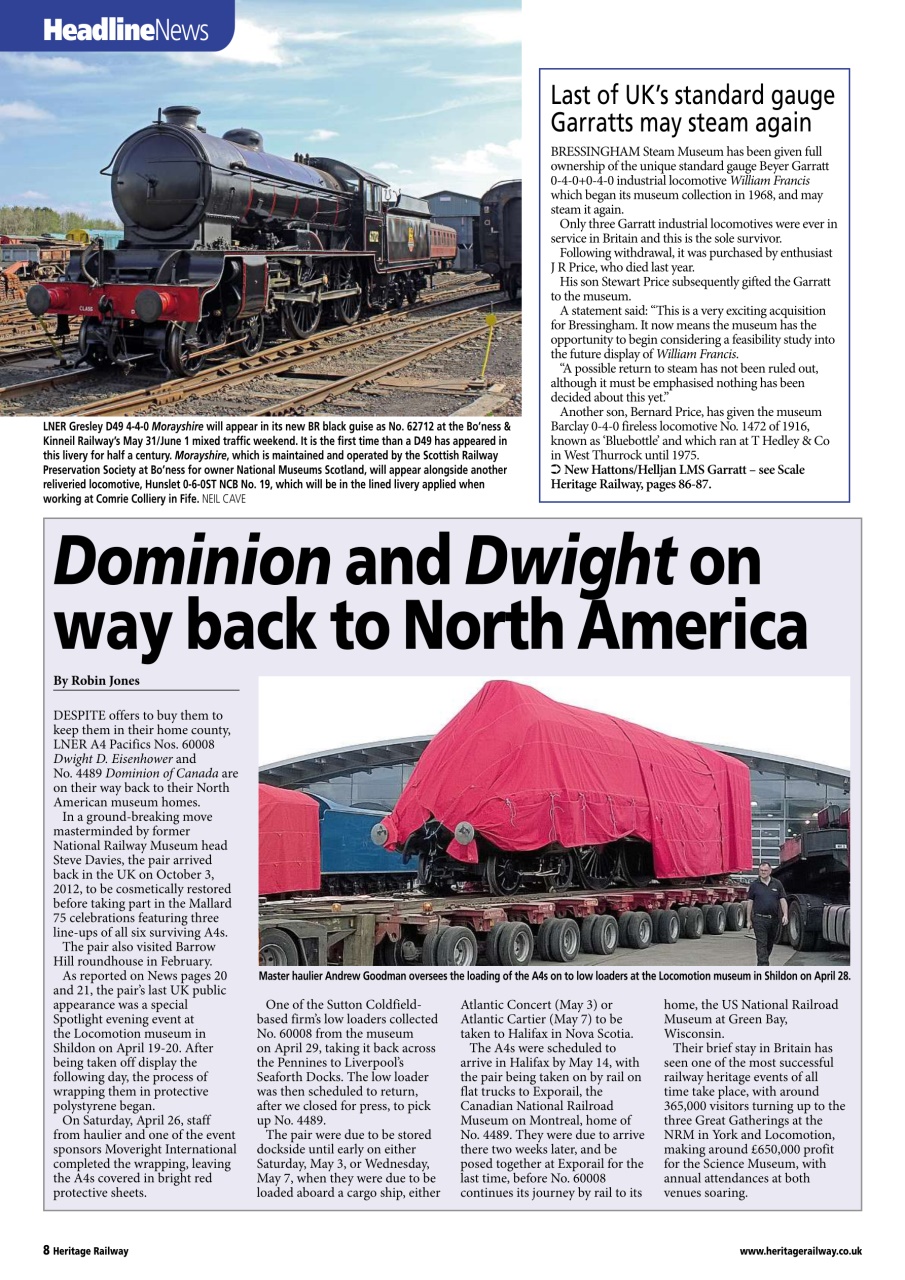 Heritage Railway Preview Pages