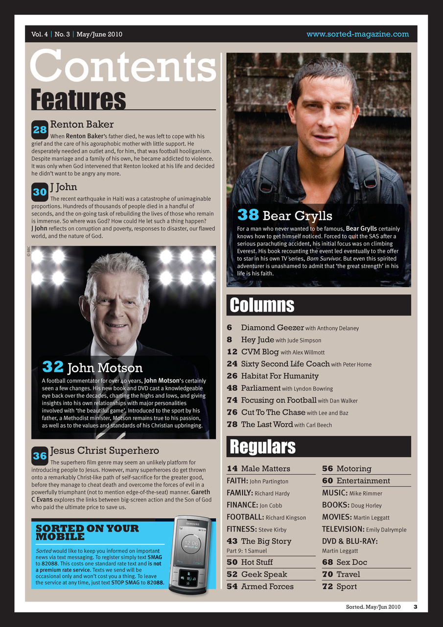 Sorted Magazine – The men's mag with morals Preview Pages