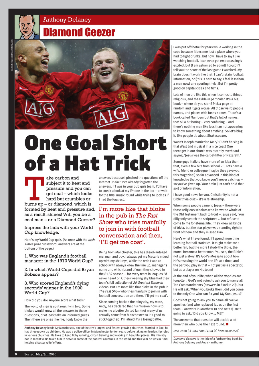 Sorted Magazine – The men's mag with morals Preview Pages