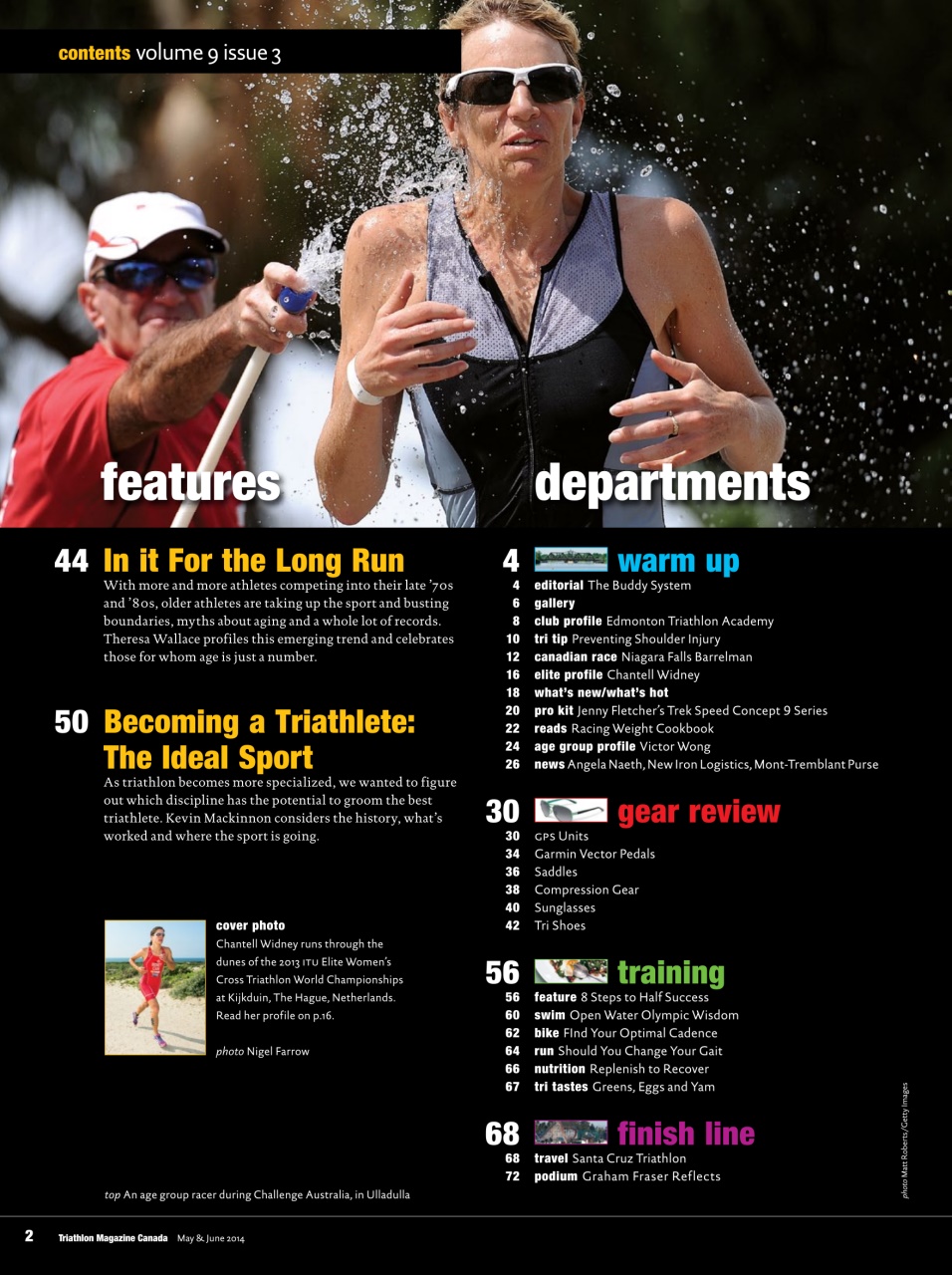 Triathlon Magazine Canada Preview Pages