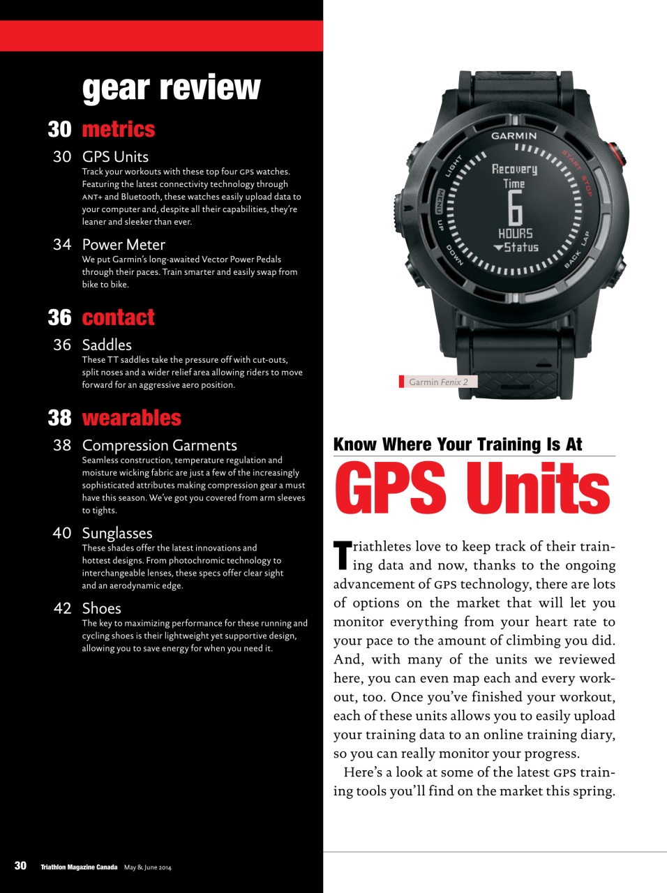 Triathlon Magazine Canada Preview Pages