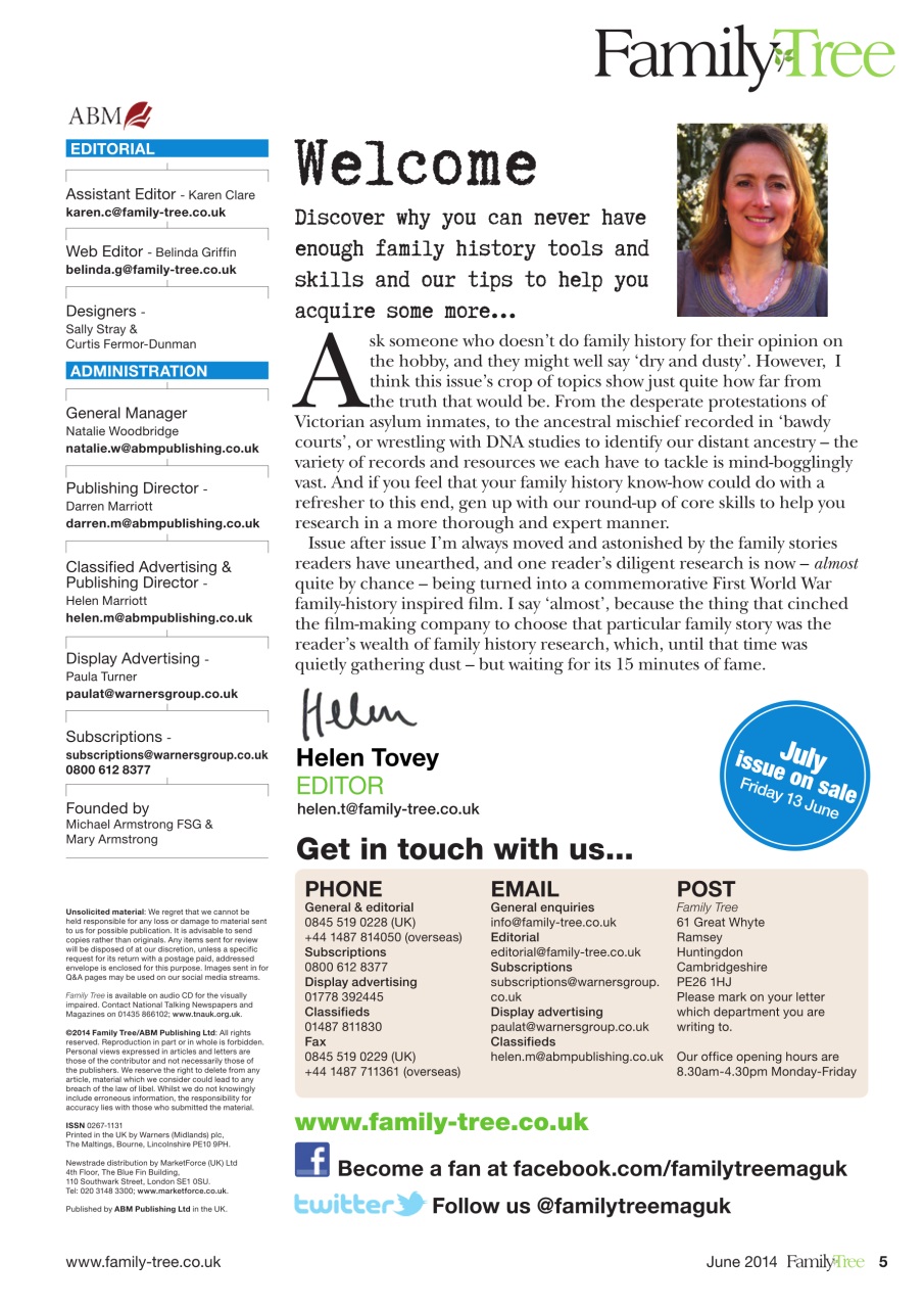 Family Tree Preview Pages
