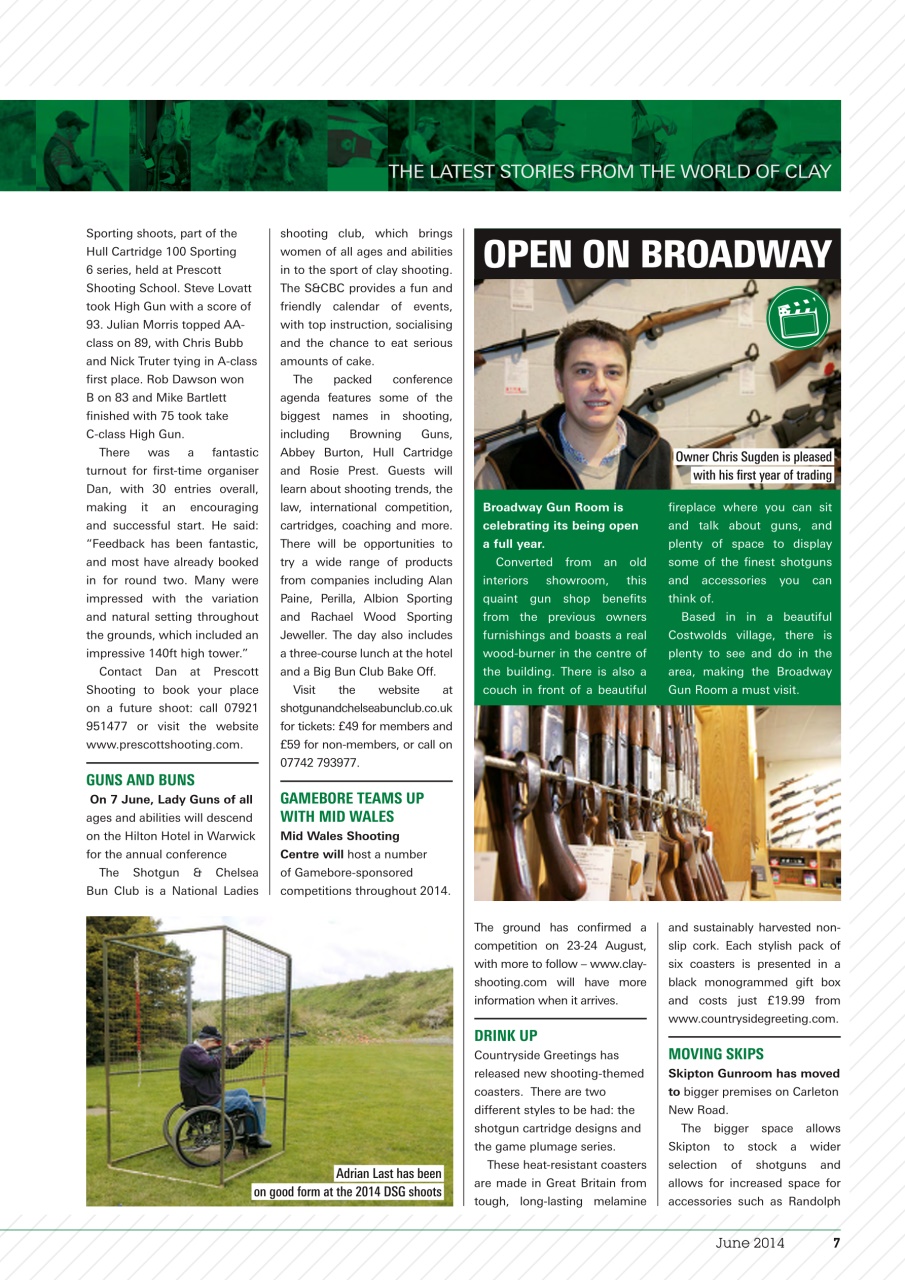 Clay Shooting Preview Pages