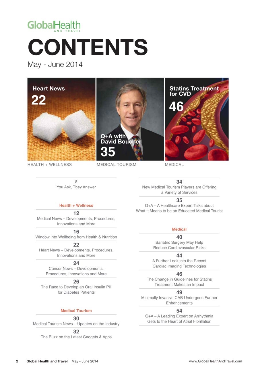 Global Health and Travel Preview Pages