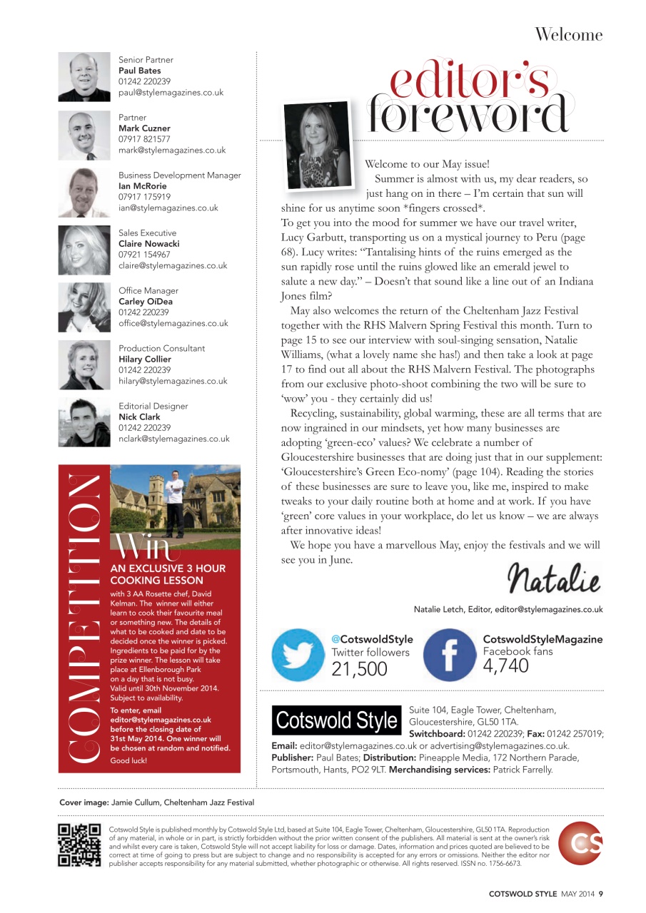 Cotswold Style Preview Pages