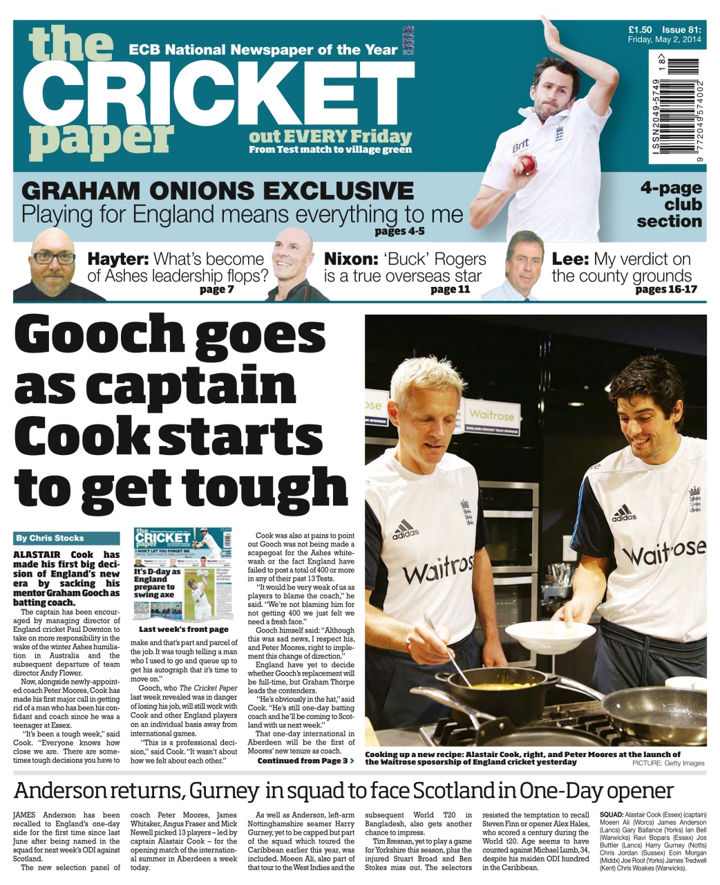 The Cricket Paper Preview Pages
