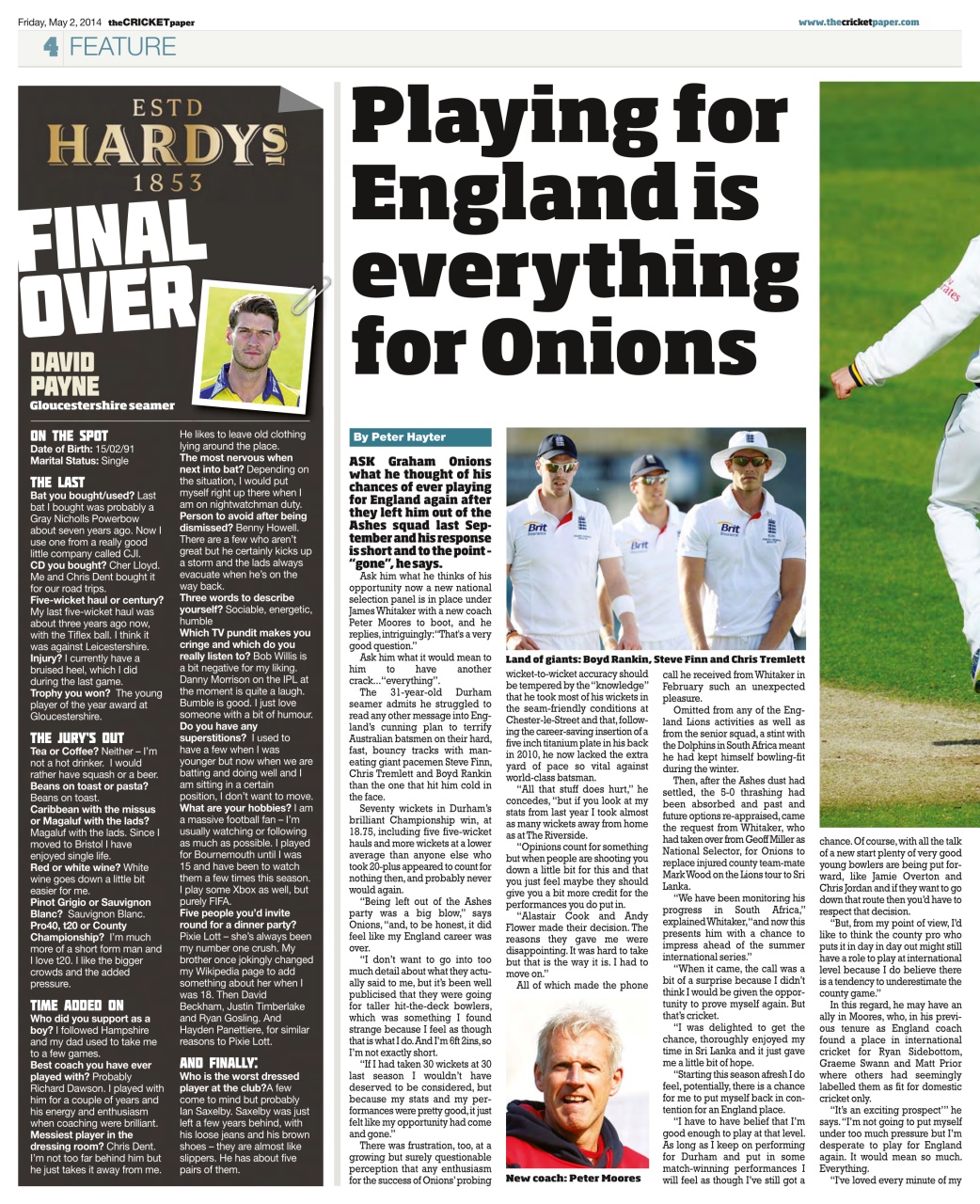 The Cricket Paper Preview Pages