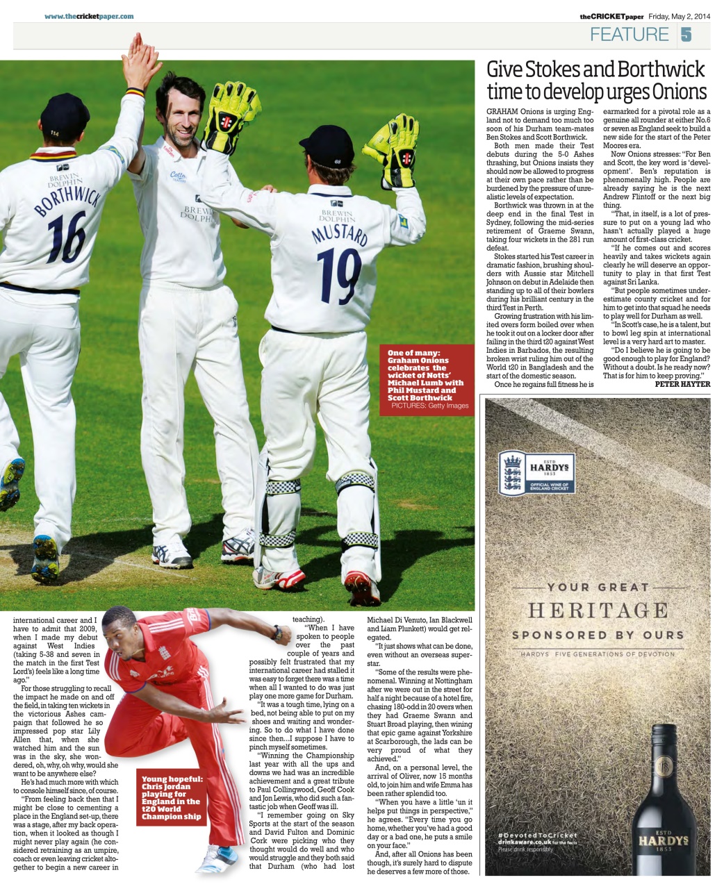 The Cricket Paper Preview Pages