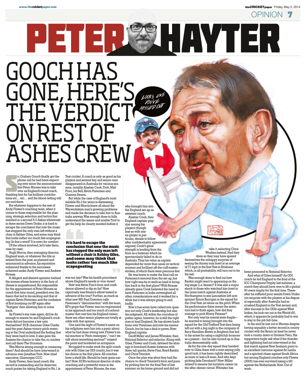 The Cricket Paper Preview Pages
