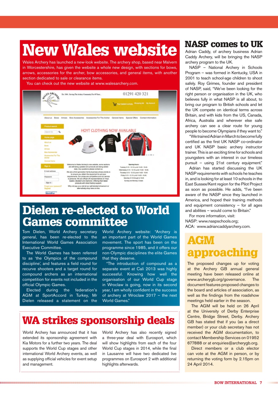 Bow International Preview Pages