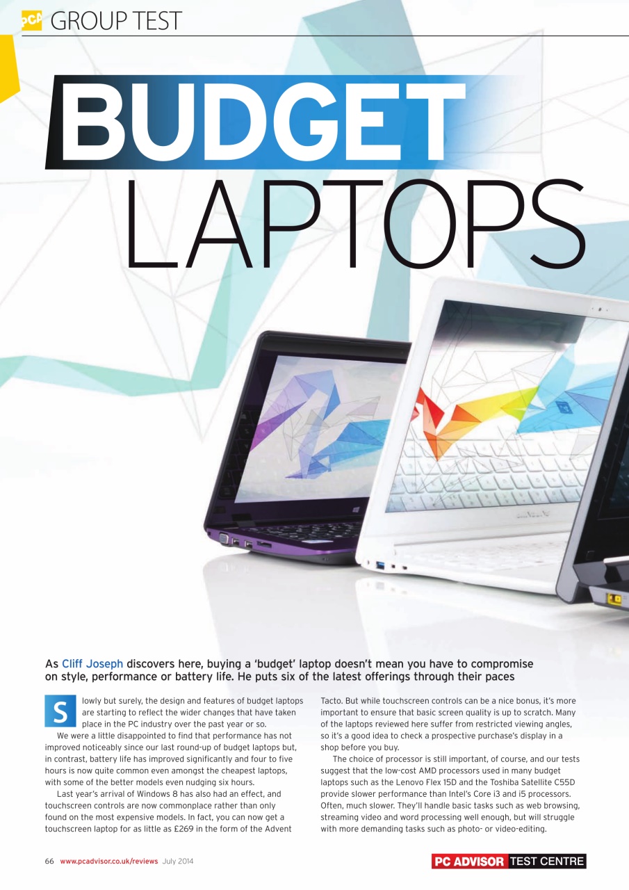 Tech Advisor Preview Pages