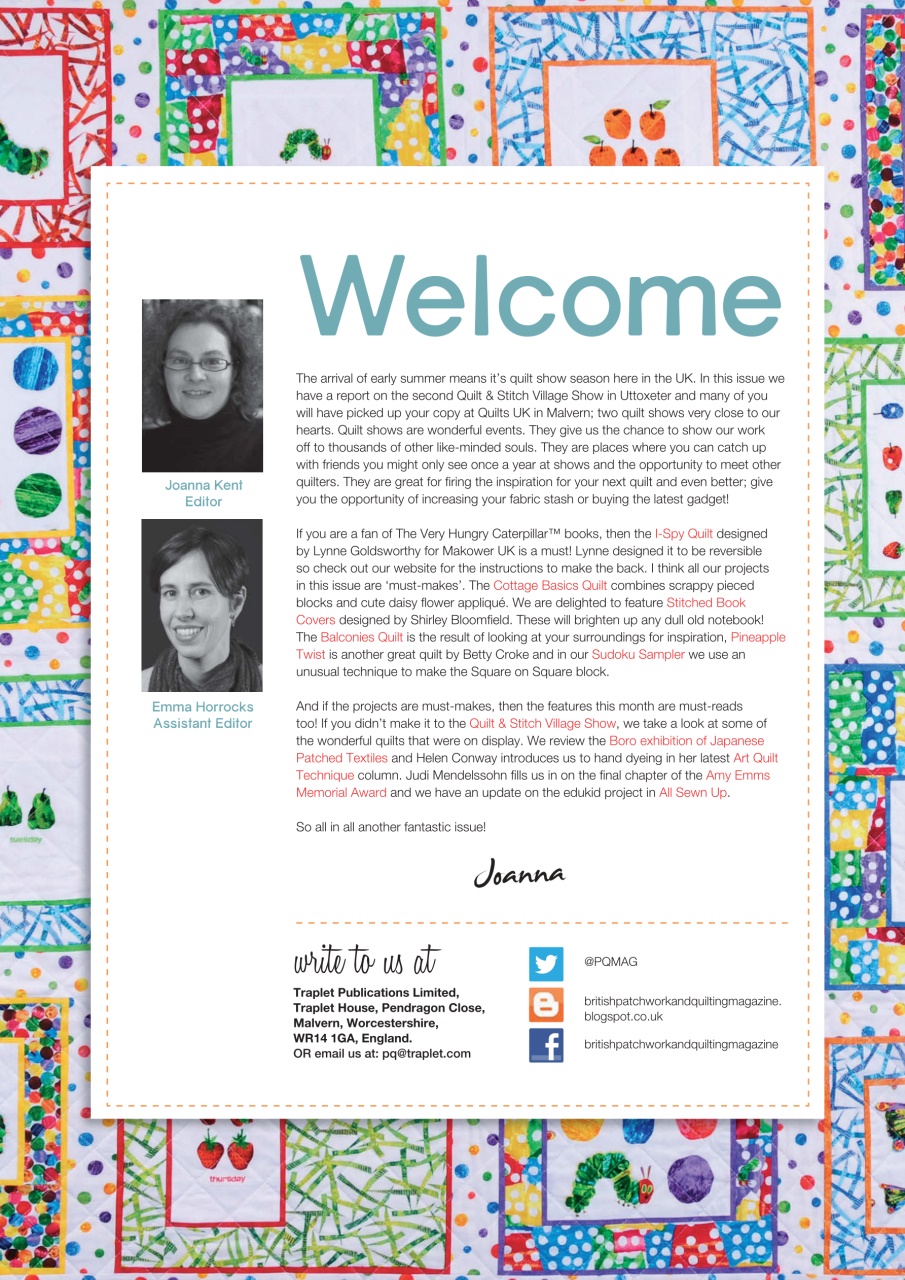 Patchwork and Quilting Preview Pages