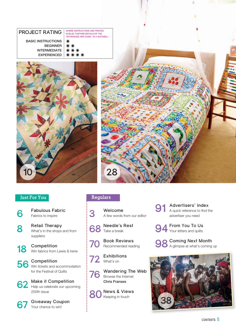 Patchwork and Quilting Preview Pages