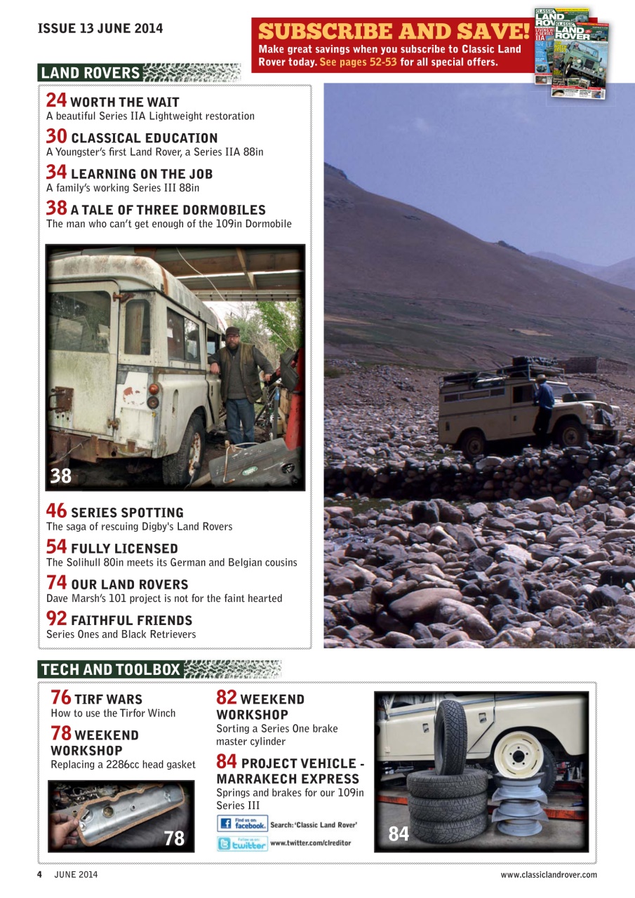 Classic Land Rover Magazine Preview Pages