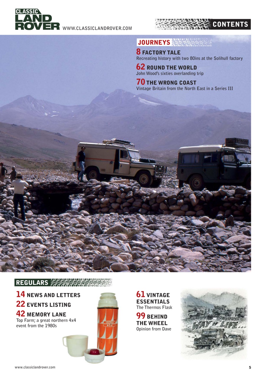 Classic Land Rover Magazine Preview Pages
