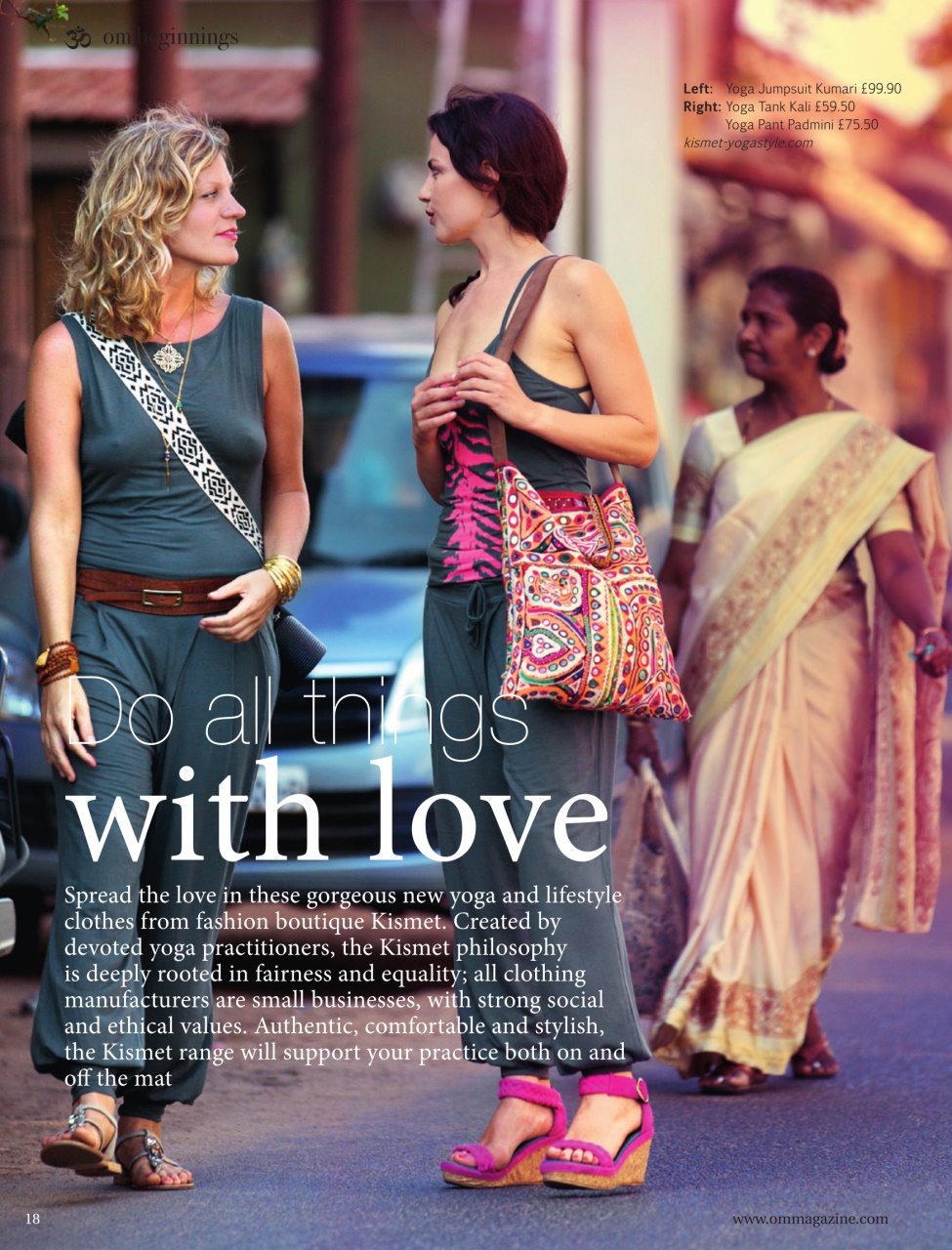 OM Yoga Magazine Preview Pages