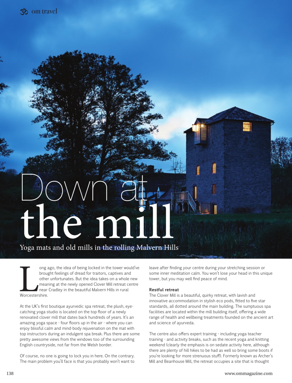 OM Yoga Magazine Preview Pages