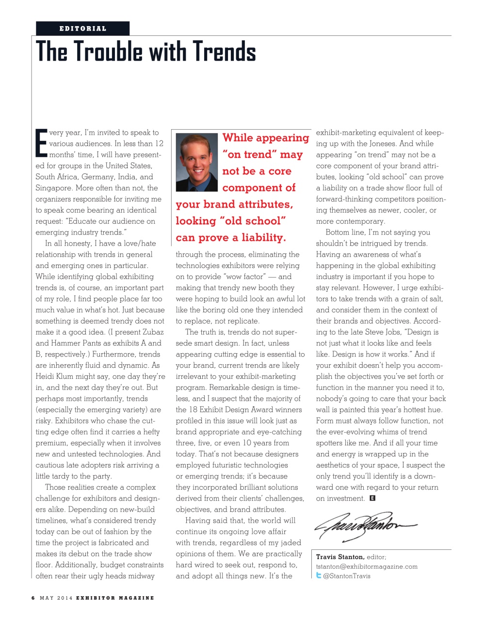 EXHIBITOR Magazine Preview Pages