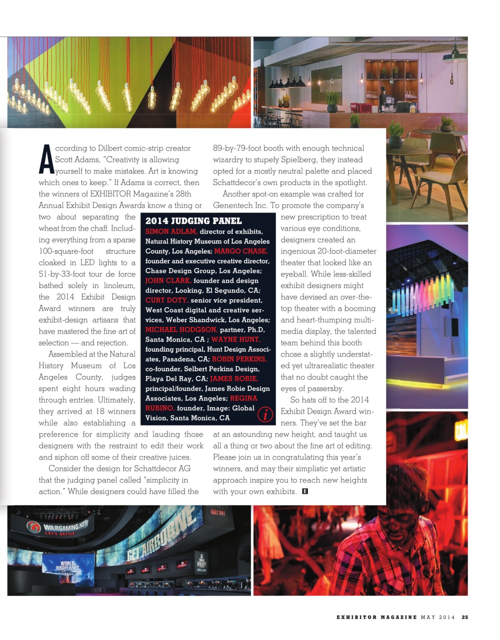 EXHIBITOR Magazine Preview Pages