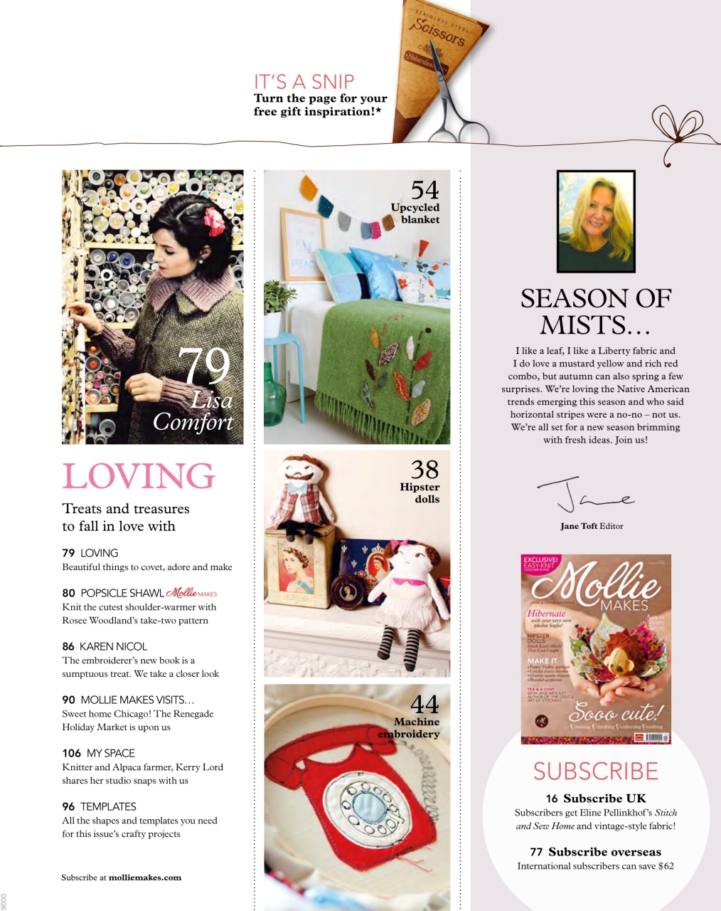 Mollie magazine Preview Pages