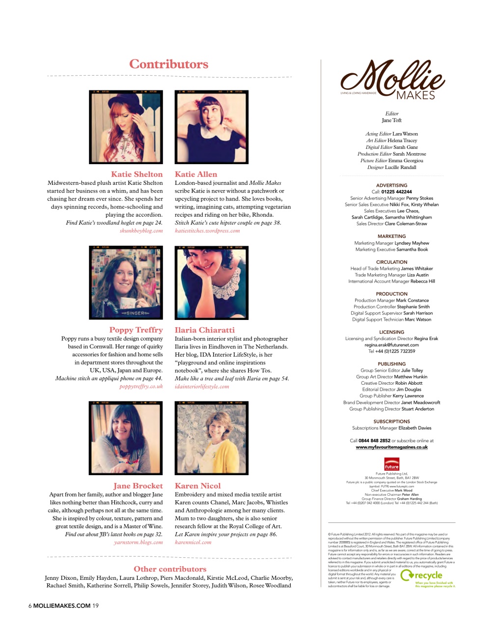 Mollie magazine Preview Pages