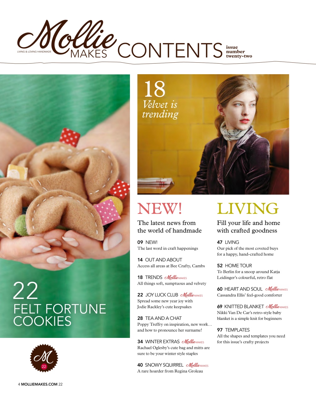 Mollie magazine Preview Pages