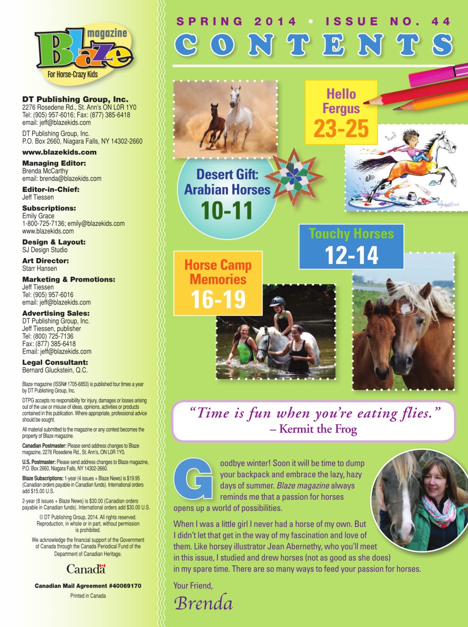 Blaze Magazine For Horse Crazy Kids Preview Pages